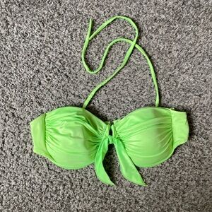 Vintage lime green bikini top Sea Weed of California
